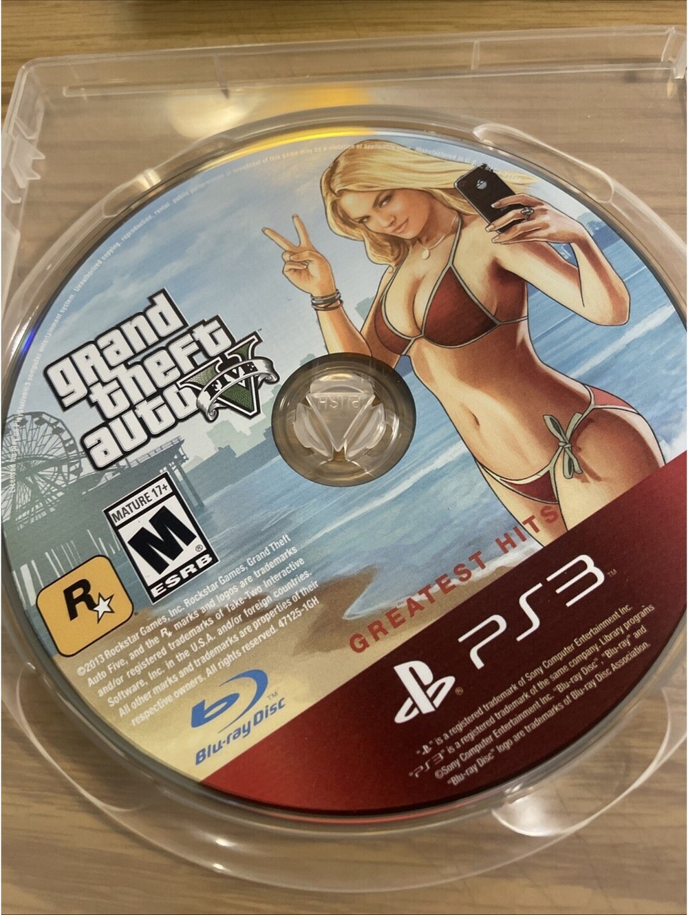 Grand Theft Auto 5 Ps3 Playstation 3 Loose With Manual Greatest Hits Tested Work